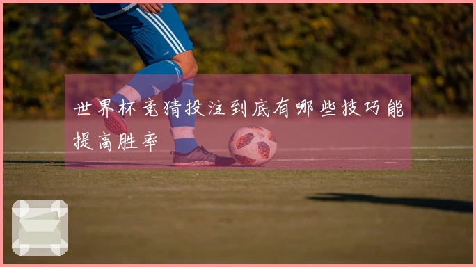 世界杯竞猜投注到底有哪些技巧能提高胜率