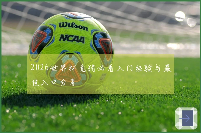 2026世界杯竞猜必看入门经验与最佳入口分享